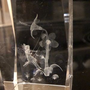2 Flower fairy in glass  3 in high